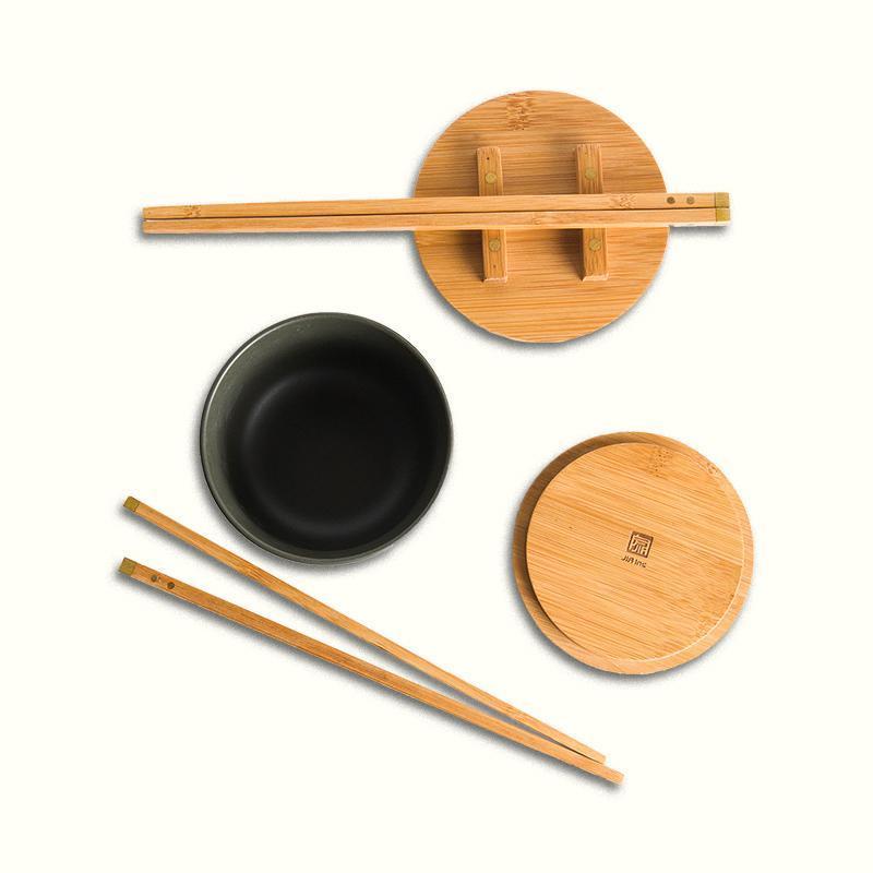 Kkini Bowl and Chopsticks Set